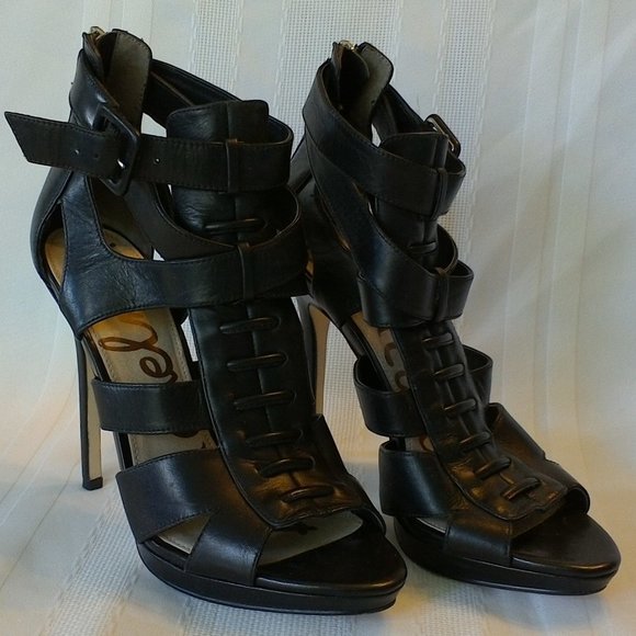 Sam Edelman 6M black 4-1/2" heels - Picture 4 of 4